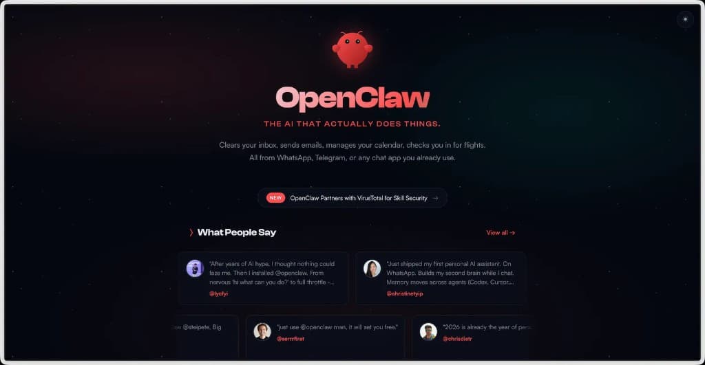 OpenClaw — The AI that actually does things